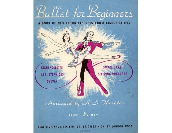 5082 | Ballet for Beginners - A book of well known excerpts from famous ballets - Piano Solo