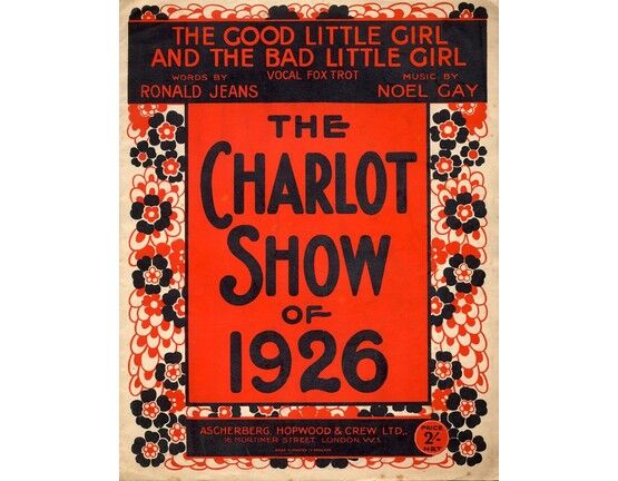 5167 | The Good Little Girl and the Bad Little Girl -  from "The Charlot Show of 1926"
