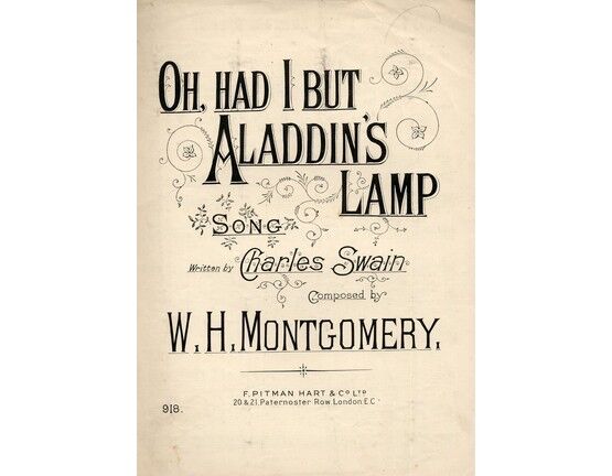 5187 | Oh! Had I But Aladdins Lamp