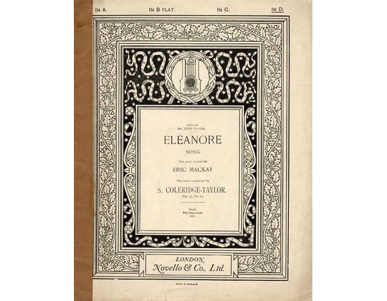 5243 | Eleanore - Key of D major for High Voice