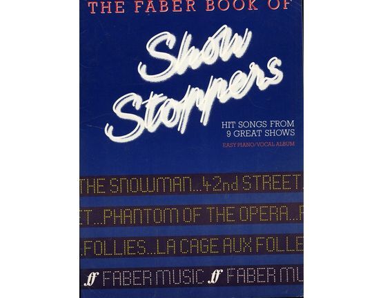 5250 | The Faber Book of Show Stoppers - Hit songs from 9 great shows - Easy piano / vocal album