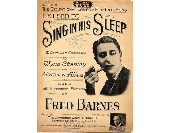 5262 | He Used to Sing in His Sleep - Song featuring Fred Barnes