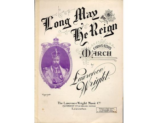 5262 | Long may he reign - Coronation March - For Piano Solo