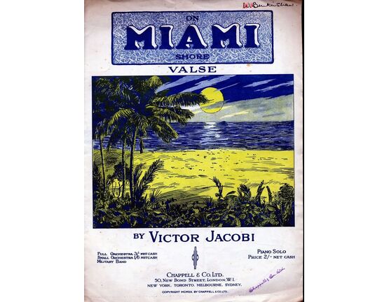 5277 | On Miami Shore, valse for piano