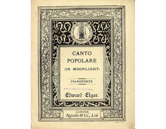 5283 | Canto Popolare (In Moonlight) - Pianoforte
