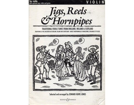 5329 | Jigs, Reels & Hornpipes - Traditional Fiddle Tunes from England, Ireland & Scotland - For Violin with Optional Easy Violin and Guitar