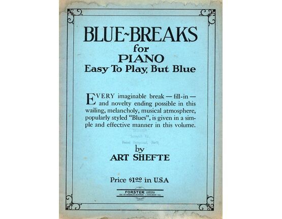 5470 | Blue Breaks - Easy to Play But Blue - For Piano