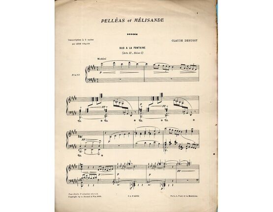 5523 | Debussy - Pelleas et Melisande - Duo a la Fontaine