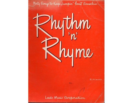 5532 | Rhythm n Rhyme, forty songs to keep jumpin' 'bout somethin'