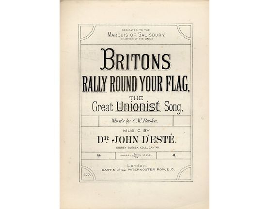5729 | Britons Rally Round Your Flag, the great unionist song