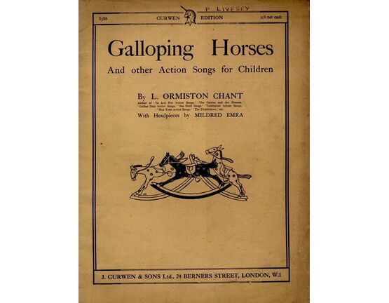 575 | Galloping Horses and Other Action Songs for Children - Curwen Edition No. 8586