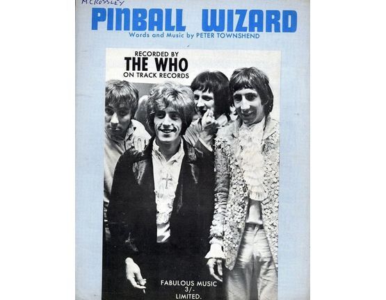 5841 | Pinball Wizard/See Me, Feel Me -  from the Rock Opera "Tommy" - Featuring The Who
