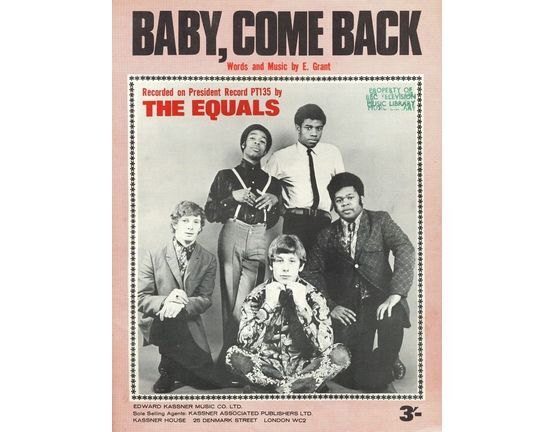 5842 | Baby Come Back - Featuring The Equals