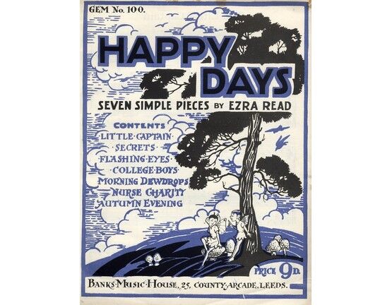 5873 | Happy Days - Seven Simple Pieces for Piano - Gem series No. 100