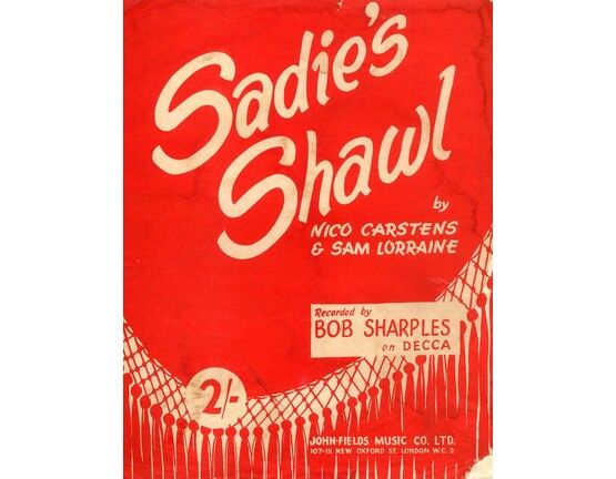 5913 | Sadie's Shawl - Recorded by Bob Sharples