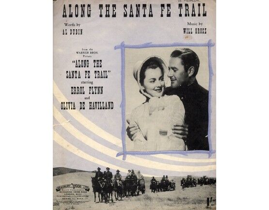 5918 | Along the Santa Fe Trail -  Errol Flynn and Olivier de Havilland