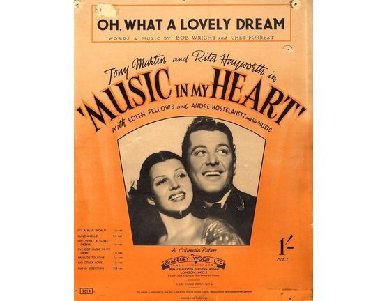 5918 | Oh, What A Lovely Dream - Song from 'Music In My Heart' featuring Tony Martin and Rita Hayworth