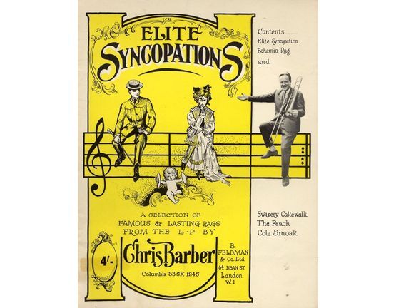5925 | Elite Syncopations, a selection of famous and lasting rags (1. Elite syncopations, 2. The Peach, 3. Bohemia Rag, 4. Swipesy Cakewalk, 5. Cole Smoak)