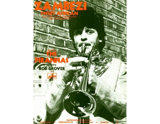 6004 | Zambezi Sweet Africa - Recorded by The Piranhas and featuring Bob Grover