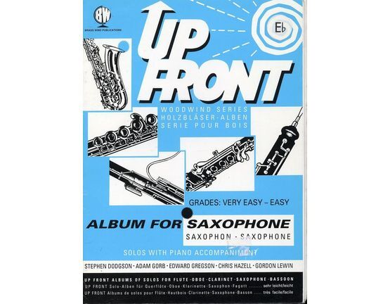 6091 | Up Front - Album For Saxophone - Grades Very Easy to Easy - Solos with Piano Accompaniment