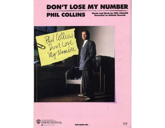 6142 | Don't lose my number - Song - Featuring Phil Collins