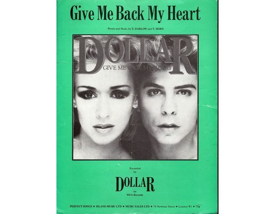 6160 | Give Me Back My Heart - Featuring Dollar