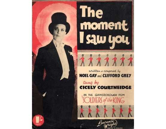 6218 | The Moment I Saw You - Sung by and Featuring Cicely Courtneidge in the Gainsborough film "Soliders of the King"