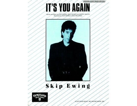 6229 | It's you Again - Featuring Skip Ewing - Original Sheet Music Edition