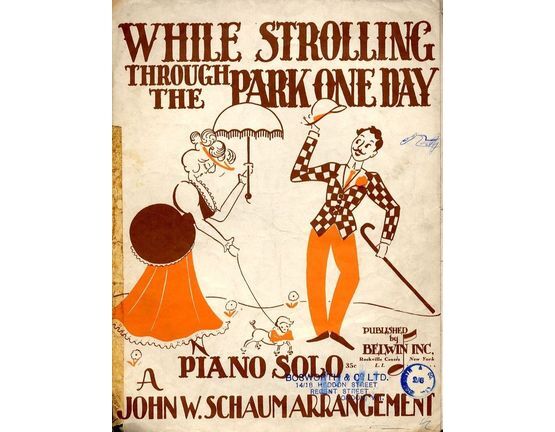 6229 | While Strolling through the Park One Day - Piano Solo