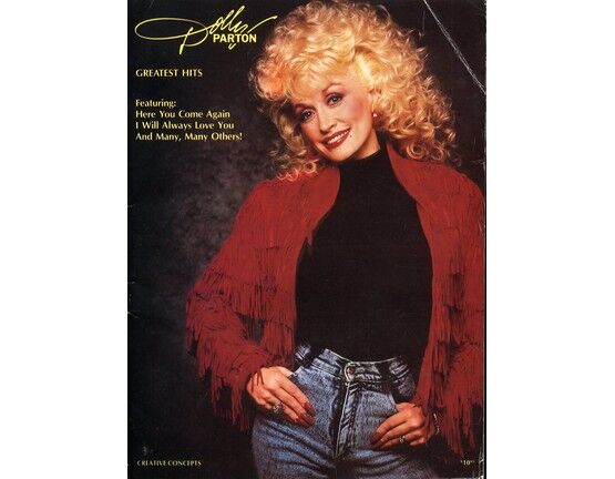 6530 | Dolly Parton Greatest Hits - For Voice, Piano and Chords - Featuring Dolly Parton