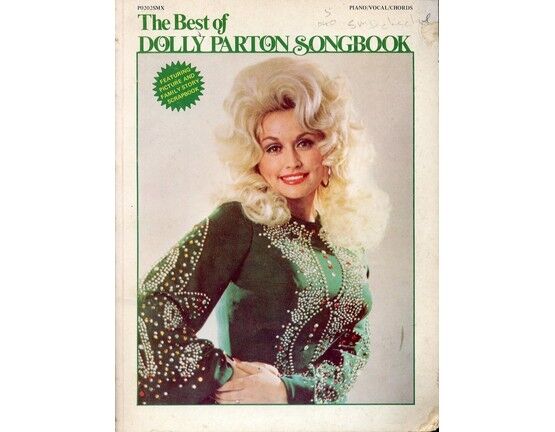 6530 | The Best of Dolly Parton Songbook - For Voice, Piano and Chords - Featuring Dolly Parton