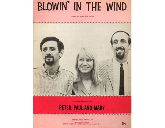 6580 | Blowin In the Wind - Featuring Peter Paul and Mary