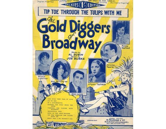6587 | Tip Toe Through the Tulips with Me - From "The Gold Diggers of Broadway"