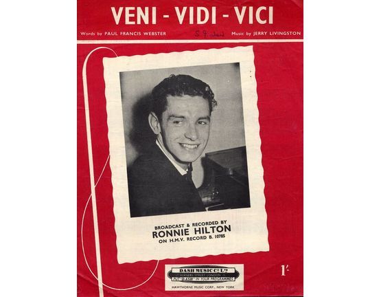 6606 | Veni-Vidi-Vici - featuring Ronnie Hilton and Ray Martin - Song