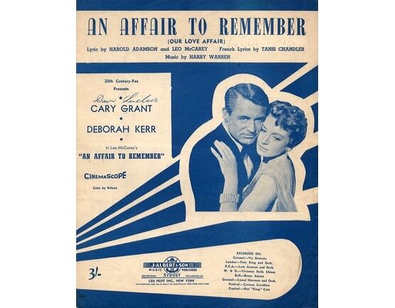 6612 | An Affair To Remember (Our Love Affair) Cary Grant and Deborah Kerr