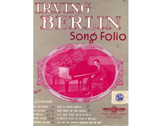 6612 | Irving Berlin Song Folio - Featuring Irving Berlin