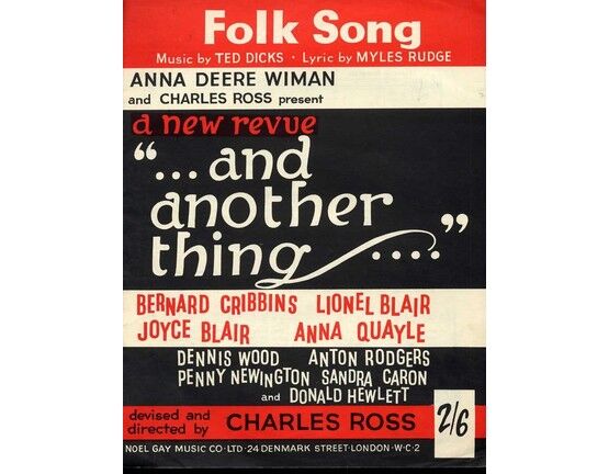 6629 | Folk Song - Recorded by Bernard Cribbins on Parlophone