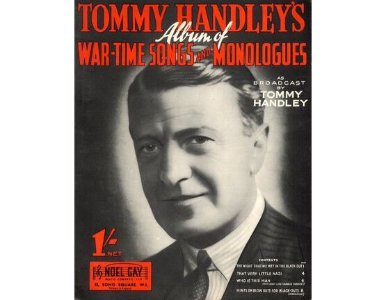 6629 | Tommy Handley's Album of War Time Songs and Monologues - Featuring Tommy Handley