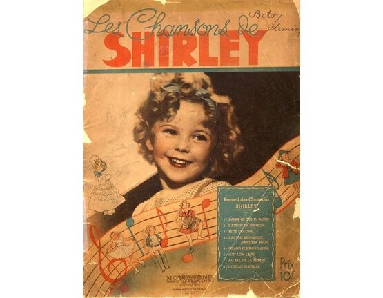 6662 | Les Chansons de Shirley - Songs from the Film "Le Petite Shirley"