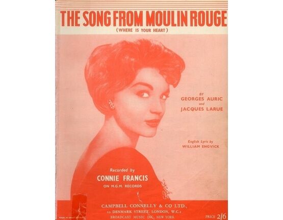 6668 | The Song from Moulin Rouge (Where Is Your Heart) - Featuring Connie Francis