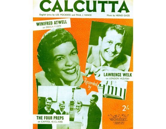 6691 | Calcutta (Nicolette) - Featuring Winifred Atwell, Lawrence Welk, The Four Preps