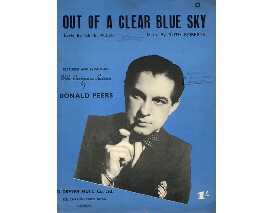 6731 | Out off a Clear Blue Sky -  Donald Peers