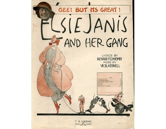 6743 | Gee! But its Great! - Vocal Duet for Piano and Male and Female Voices - Elsie Janis and Her Gang