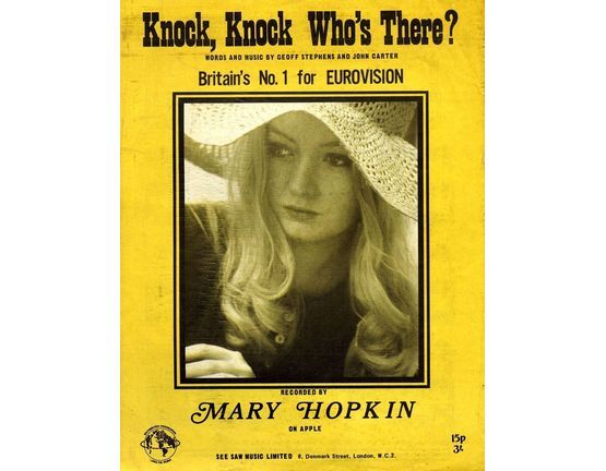 6757 | Knock, Knock, Who's There: Mary Hopkin -  Eurovision Song Winner 1970