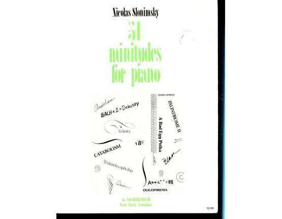 6899 | 51 Minitudes for Piano - 1972-76 - Piano Solo