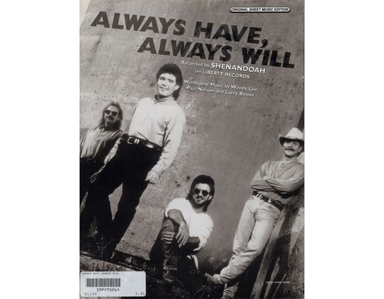6914 | Always have, always will - Original Sheet Music Edition - Featuring Shenandoah