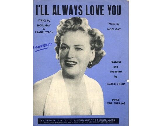 6920 | I'll Always Love You - As performed by Gracie Fields