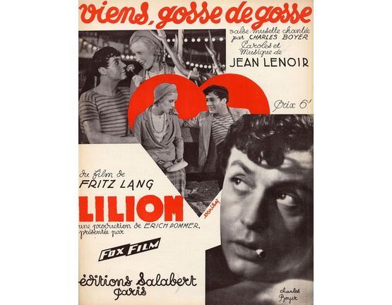 6944 | Viens, Gosse de Gosse - Valse-Musette Chantee dans le film "Liliom" - Chantee par Charles Boyer - French Edition