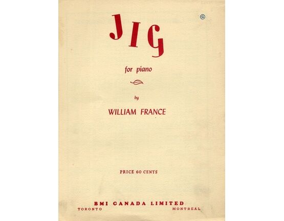 7029 | France - Jig - Piano Solo