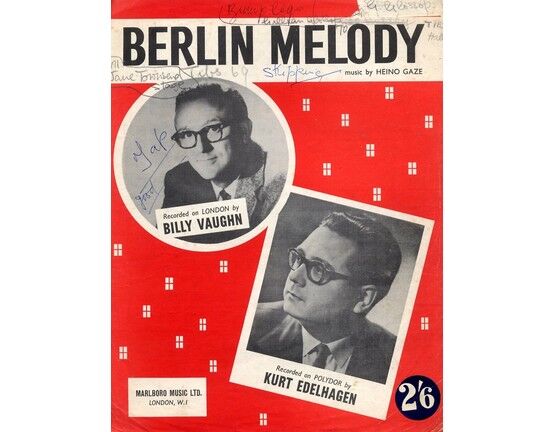 7242 | Berlin Melody - As performed by Billy Vaughn and Kurt Edelhagen